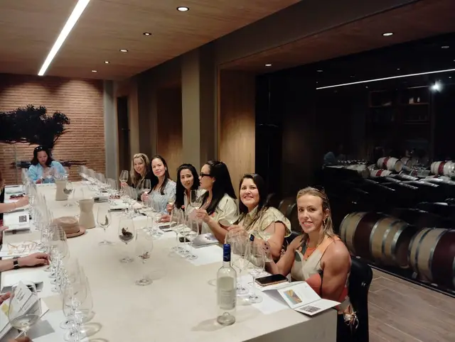 Wine tasting room at a winery in the Casablanca Valley